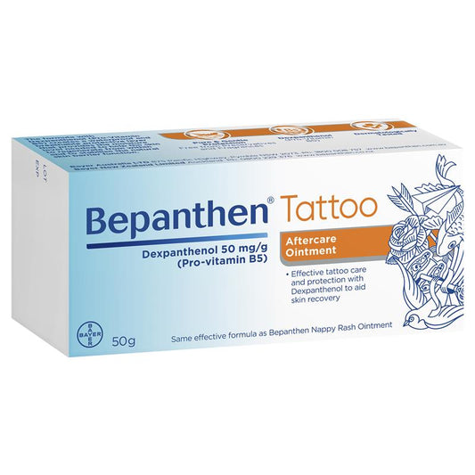Bepanthen Tattoo Aftercare Ointment - 50g for Healing and Protection - Auzzistore