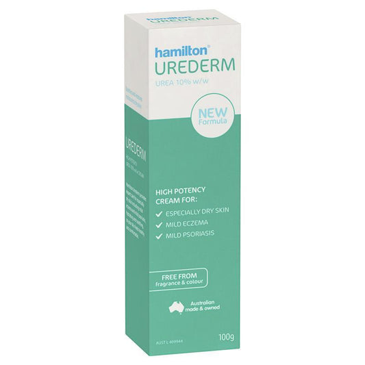 Hamilton Urederm Cream - 100g for Intensive Dry Skin Care