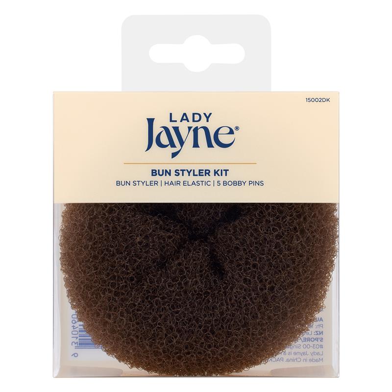 Lady Jayne 15002DK Bun Styler Dark Small Medium - Perfect Bun Kit-Auzzi Store