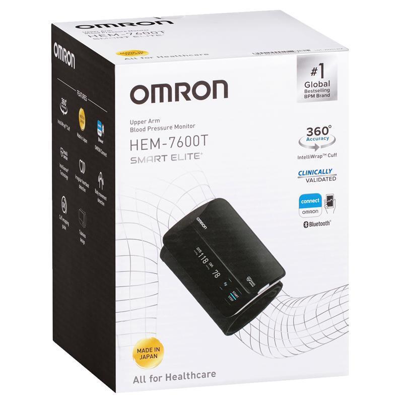 Omron Smart Elite HEM7600T Blood Pressure Monitor - Bluetooth Tubeless-Auzzi Store
