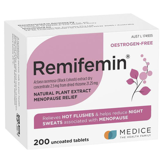Remifemin Oestrogen-Free Menopause Relief Tablets - 200