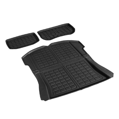 3PCS Car Rear Front Cargo Trunk Toolbox Luggage Rubber Mats for Tesla Model 3 2021-2022 | Auzzi Store