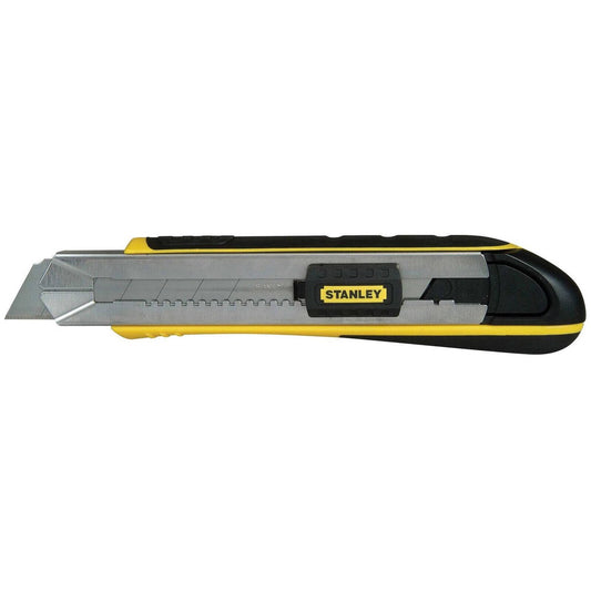 Stanley Fatmax 25mm Snap Off Knife 10 486 - Stainless Steel - Durable - Quick Blade Change - Auzzistore