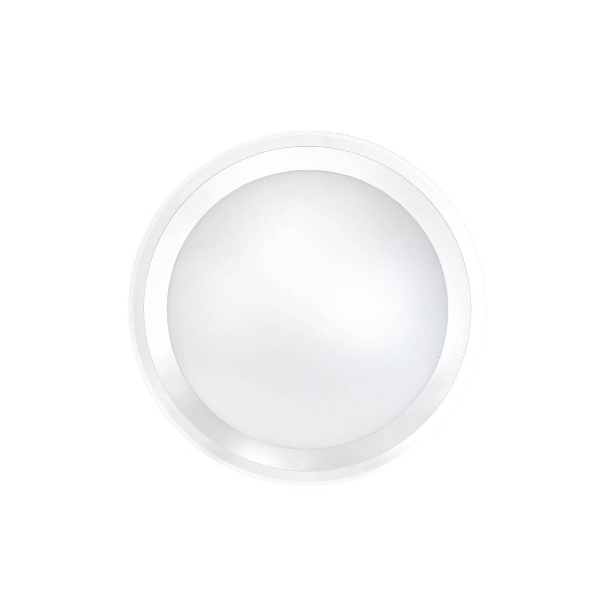 Brilliant 33cm 18W Charlton LED Oyster Ceiling Light - Acrylic - Modern Design
