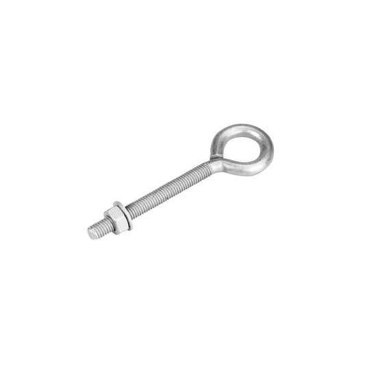 Pinnacle Galvanised Eye Bolt 2 Pack - M6 x 75 x 14mm - Corrosion Resistant - Auzzistore