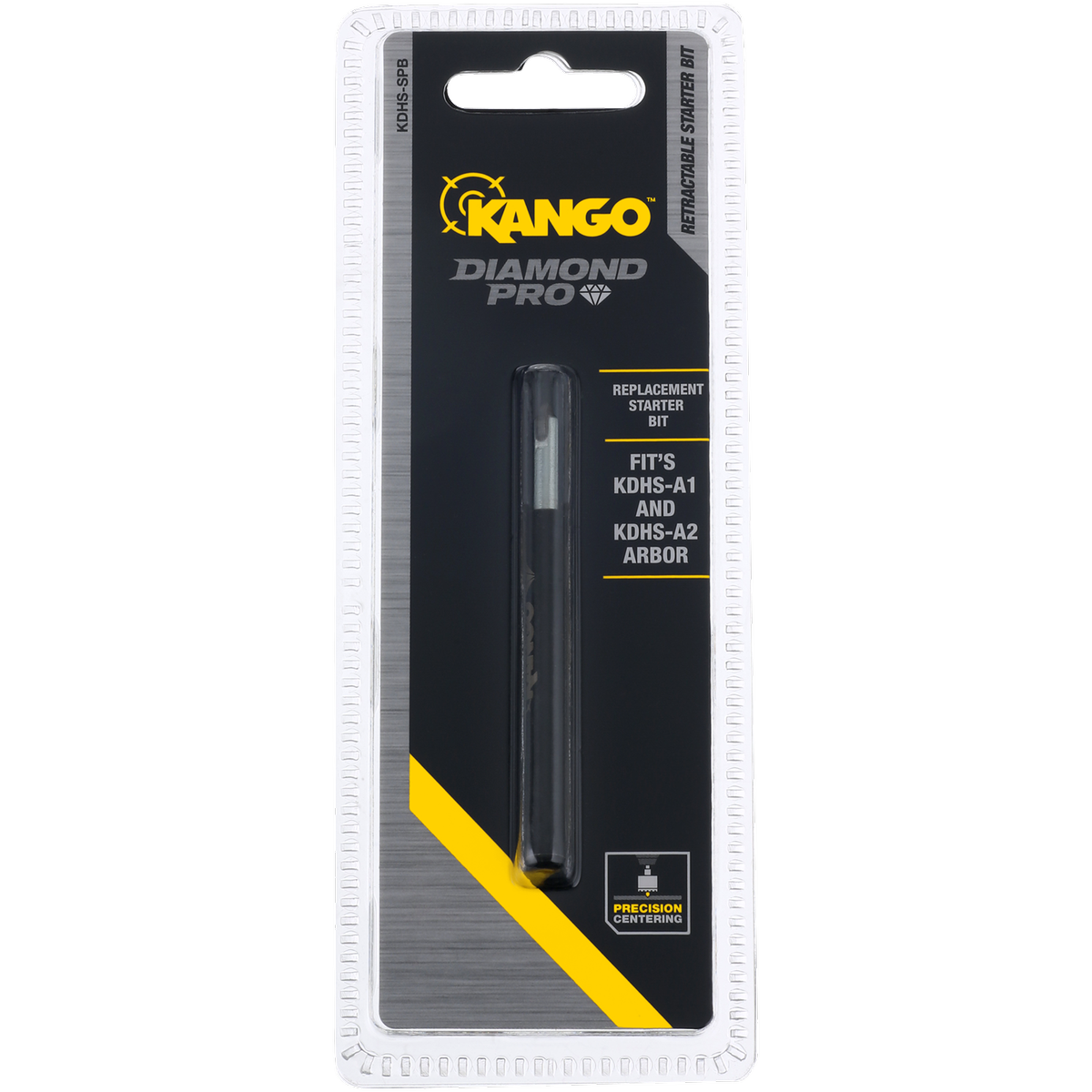 Kango Diamond Pro Replacement Starter Bit - 6.35mm - Yellow - Fast Cor ...