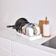 EzyStorage White Expanding Cookware Organiser - 36-58cm - 6 Dividers