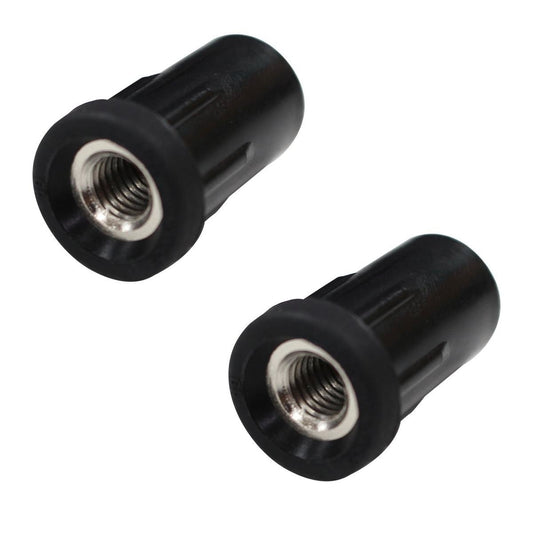 Richmond Round Threaded Insert - 19mm x M8 - Zinc Plated - 2 Pack - Auzzistore