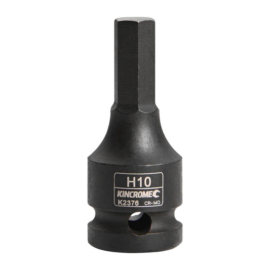 Kincrome 10mm Hex Impact Socket 1/2 Drive Cr-Mo Rust Resistant - Auzzistore