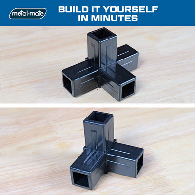 Metal Mate 3 Way Connect It Joiner - 55mm Plastic - Impact Resistant