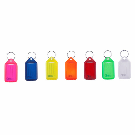 Key Essentials Assorted Fluro Colours Key Tag - Single Tag – view 2