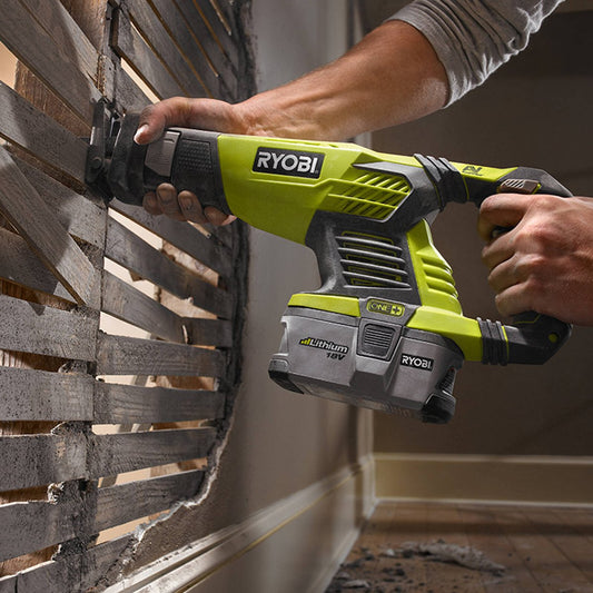 Ryobi 18V ONE+ Compact Reciprocating Saw 4Ah Kit - 22mm Stroke Length - Lightweight – view 2 - Auzzistore