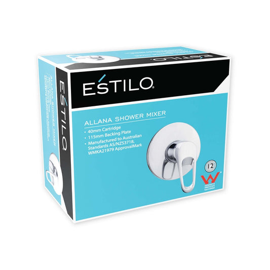 Estilo 40mm Allana Shower Mixer Chrome Brass Durable Design – view 2 - Auzzistore