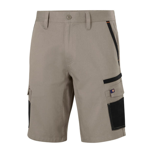 Citeco Size 107r Khaki Mid Shorts Cotton Stretch Cargo - 98% Cotton - UPF 50+ Sun Protection – view 2