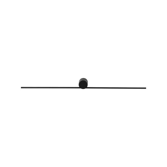 Brilliant 90cm Black Matt Miro Vanity and Wall Light - Modern Design - LED