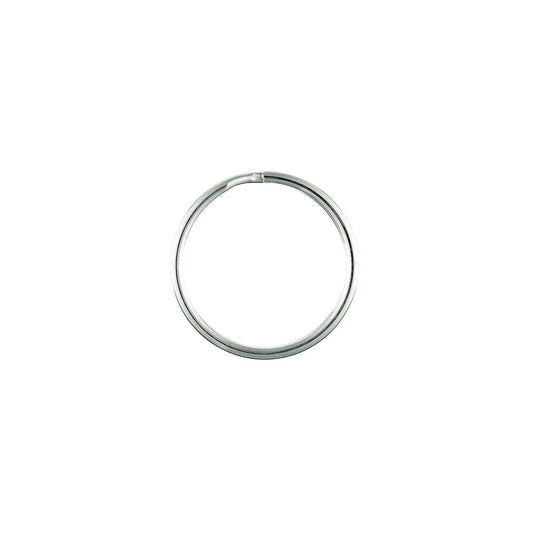 Taskmaster 30mm Key Ring - 100 Pack - Durable Steel - Easy Key Organisation
