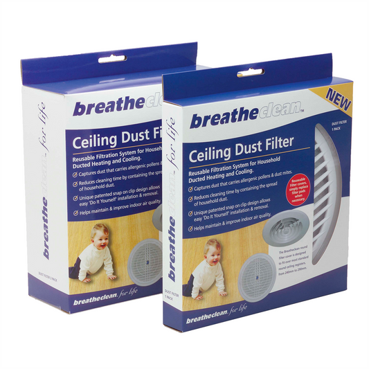 Breatheclean Round Ceiling Dust Filter - 240-290mm - Easy Installation - Air Quality - Auzzistore