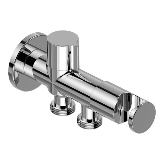 Kinetic 15mm Chrome Dual Valve Handspray Water Diverter - Durable Control - Auzzistore