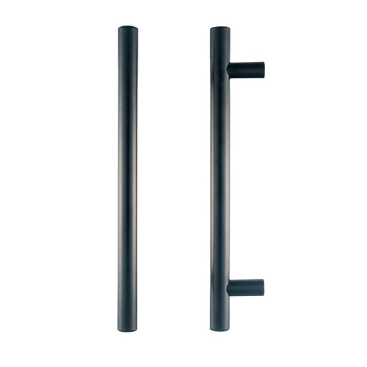 Taskmaster 128mm Matte Black T Handle 10 Pack - Easy Installation - Modern Design – view 2