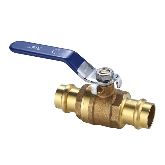 Smartex Press 20mm Ball Valve - Lead-Free Brass - Flame-Free Installation - Auzzistore
