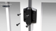 TruClose Self Closing Pool Gate Hinges - Adjustable - Black - Durable
