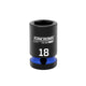 Kincrome 18mm Impact Socket - 1/2 Inch - Cr-Mo Steel - Rust Resistant