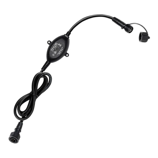 Brilliant 60W Dusk to Dawn Garden Light Controller - IP68 Weather Resistant - Black - 12V