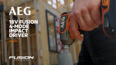 AEG 18V Fusion Impact Driver - 4 Mode - 260Nm Torque - Compact Design