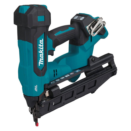 Makita 18V Brushless 16Ga Angled Finishing Nailer DBN610Z - Cordless - 376mm x 289mm x 119mm - Rapid Application