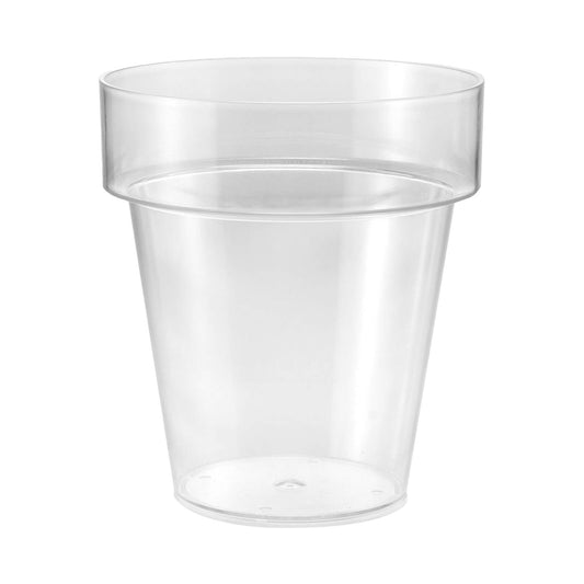 Eden Clear Planter 20cm Polypropylene Lightweight Durable Design