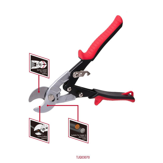 Trojan Heavy Duty Cable Cutter - 14mm - Aluminium & Copper - Ergonomic Grip – view 2 - Auzzistore