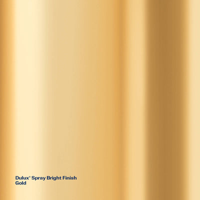 Dulux Gold Bright Finish Effects Spray Paint 300g - 0.3L - Fast Drying