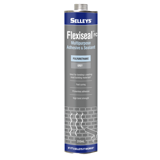 Selleys Grey Flexiseal FC Polyurethane Sealant and Adhesive 310ml