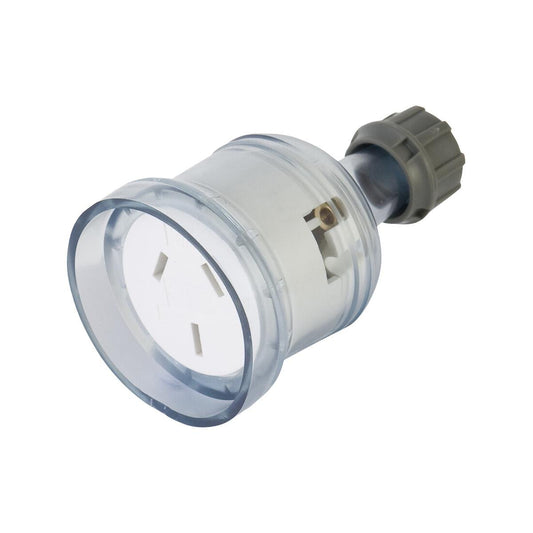 Deta 10A Clear Extension Socket PVC 10Amp Flexible Safety Design - Auzzistore