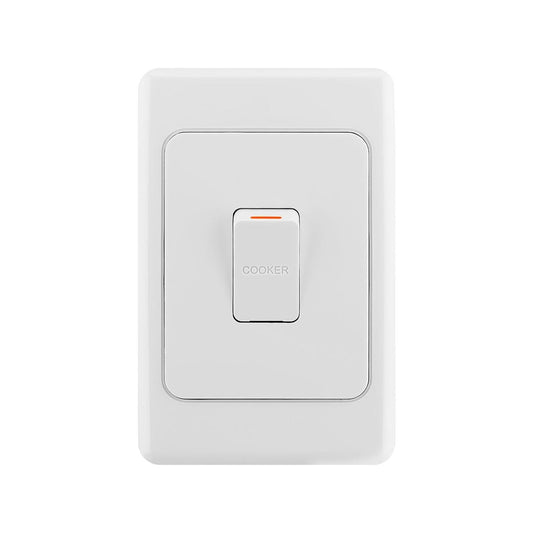 Deta Double Pole Switch - 45A - Plastic - Australian Standards Approved - Auzzistore