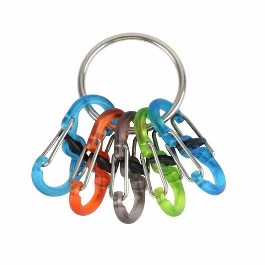 Niteize Key Ring S-Biner Locker - 62mm Stainless Steel - Easy Access