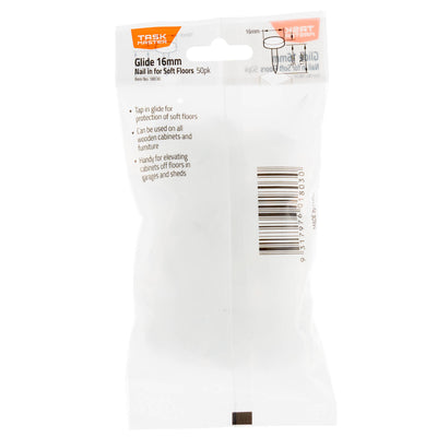 Taskmaster Nail In Slide Glide - 16mm - Plastic - Easy Installation