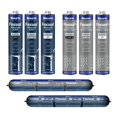 Selleys Flexiseal 600ml Grey Polyurethane Sealant - High-Strength - Weatherproof - Fast Curing