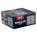 Grunt 240L Wheelie Bin Liners - 20 Pack - Plastic - Easy Tear - Durable