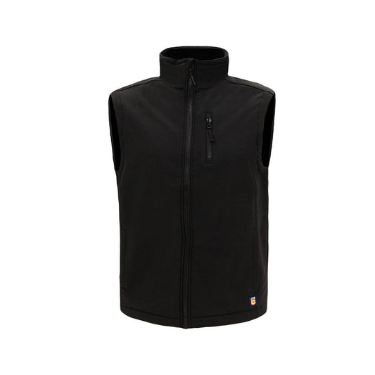 Citeco Black Soft Shell Vest Small - Fleece-Lined - Full Zip Closure - Durable