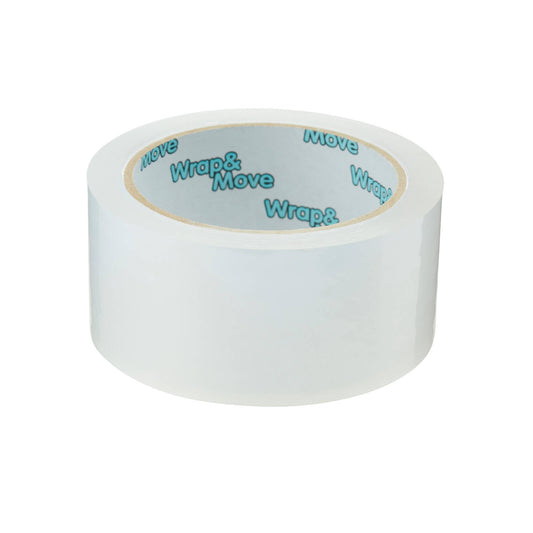 Wrap & Move Heavy Duty Packing Tape 48mm x 50m Clear 3 Pack