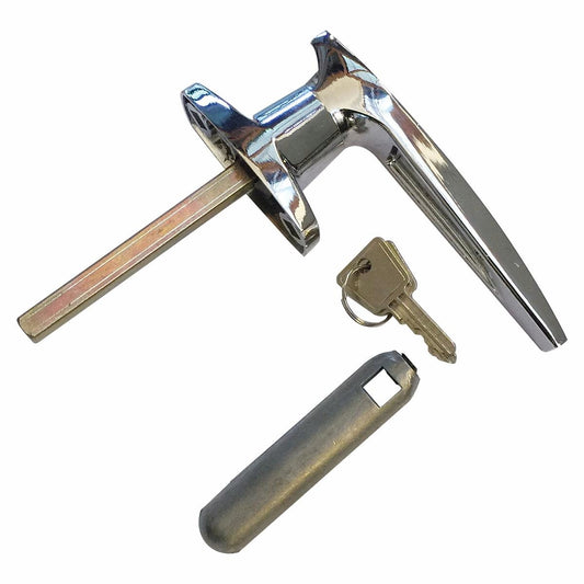 Goliath L Handle - 115mm - Steel - Lockable Rear Fixing
