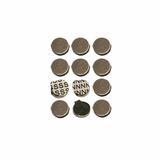 Everhang Rare Earth Disc Magnet 9.5mm Neodymium 6 Pack Strong Adhesive - Auzzistore