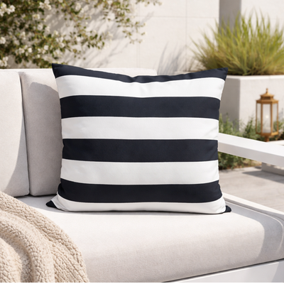 Mojo 60cm Striped Cushion Cover - Contemporary Design - Multi Colour