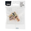 Taskmaster M8 Brass Cap Nuts 4 Pack - 8mm x 17mm - Heavy-Duty