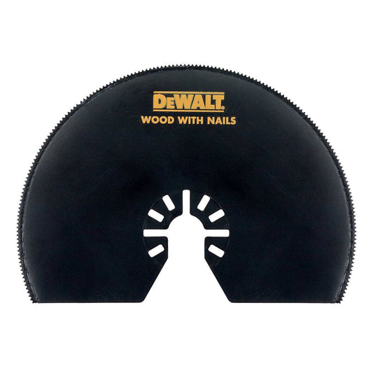 Dewalt Multi Tool Oscillation Semicircle Blade dt20708 Qz - 102mm - HSS Teeth - Tool-Free Change - Auzzistore