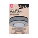 Click Led Puck Lights 4 Pack - Indoor Battery-Operated Lighting - Silver - 168mm x 25mm x 68mm