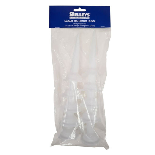 Selleys Sausage Nozzles - 10 Pack - Plastic - Non Clogging - Durable - Auzzistore