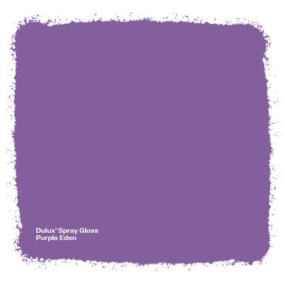 Dulux Spray Paint 340g Gloss Purple Eden - Fast Drying - Self Priming