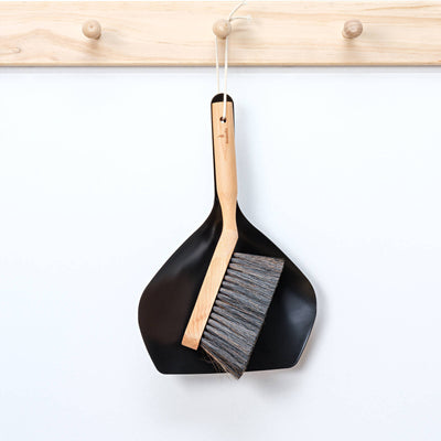 Scandia Fireside Ash Pan and Brush Set - 220mm x 330mm - Lightweight - 3 Colours